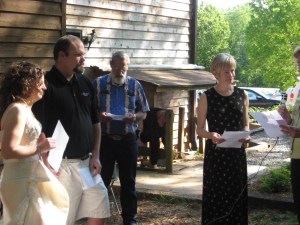 Eileen-Lars-5-17-08-Celebration Eileen and Lars Marriage Celebration, Asheville NC May 2008